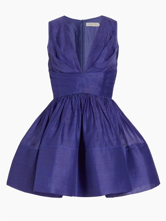 Zimmermann Dresses & Skirts - Zimmermann Ultramarine Tamma Linen Dress